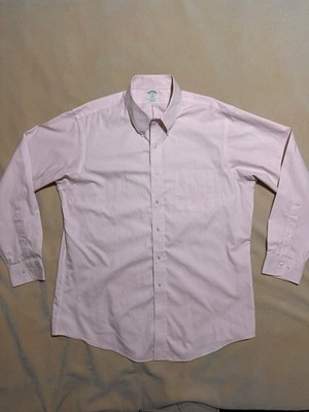 Brooks Brothers Pink Regent Fit Button Down Dress Shirt Men’s Size 17- 4/5